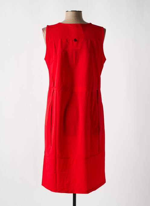 Robe mi-longue rouge MALOKA pour femme
