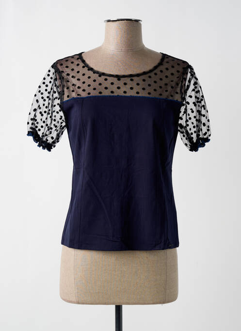 T-shirt bleu PAUL BRIAL pour femme