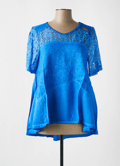 T-shirt bleu MALOKA pour femme