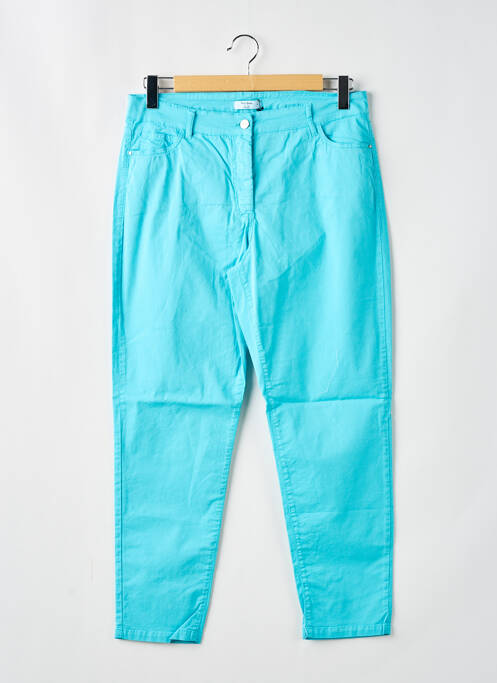 Pantalon slim turquoise PAUL BRIAL pour femme