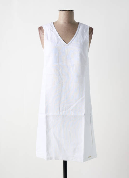 Robe courte blanc MALOKA pour femme