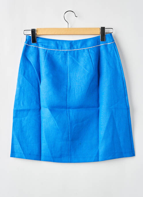 Jupe courte bleu MALOKA pour femme