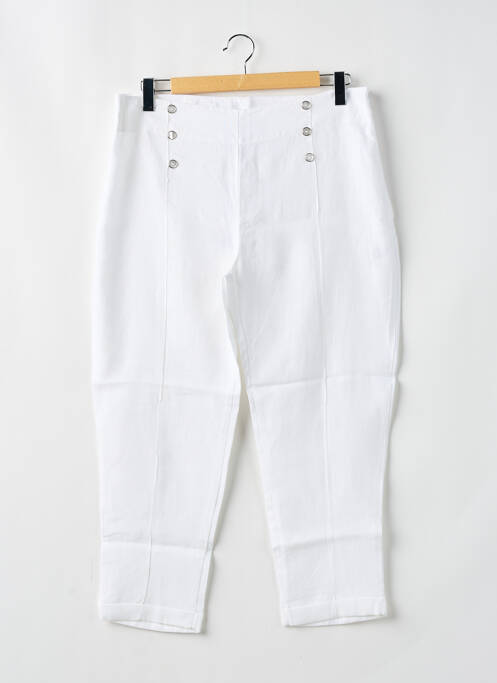 Pantalon 7/8 blanc MALOKA pour femme