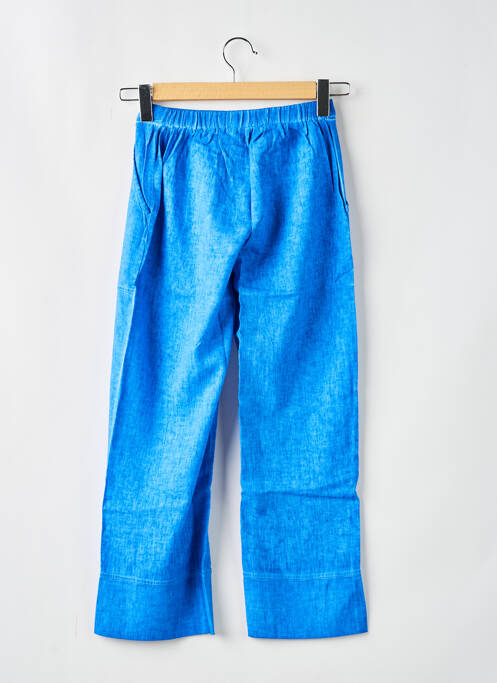 Pantalon droit bleu MALOKA pour femme