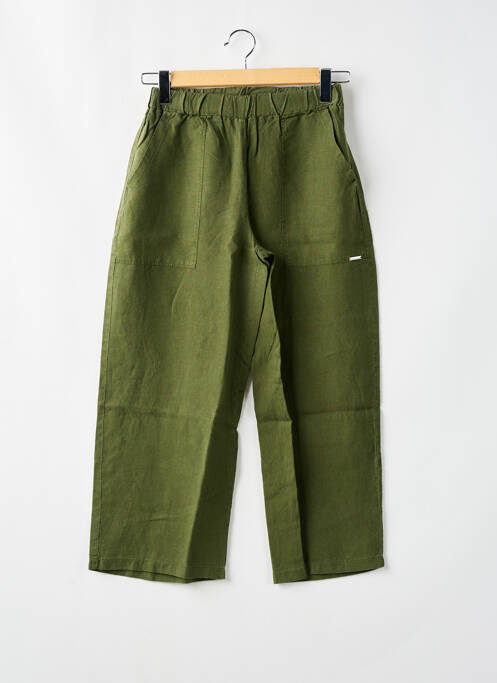 Pantalon droit kaki MALOKA pour femme