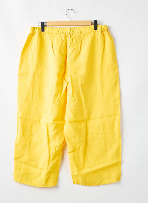Pantalon droit jaune MALOKA pour femme