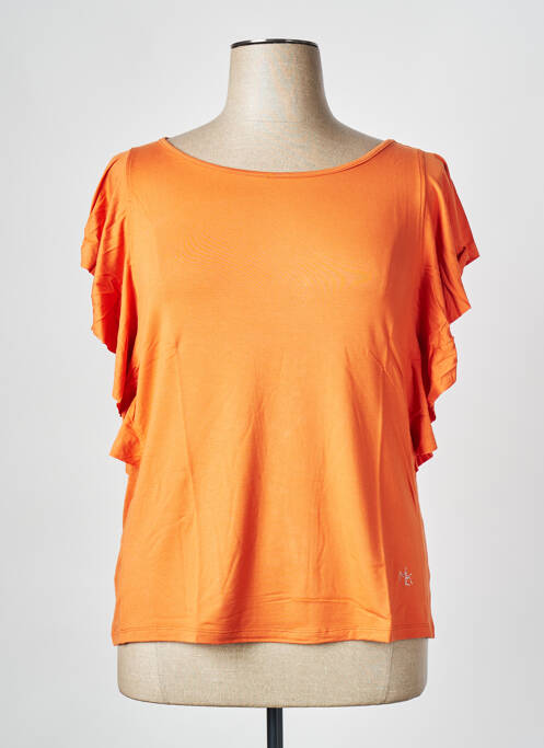 T-shirt orange MALOKA pour femme