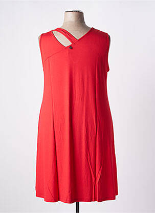 Robe mi-longue rouge MALOKA femme
