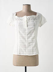 T-shirt blanc PAUL BRIAL pour femme seconde vue
