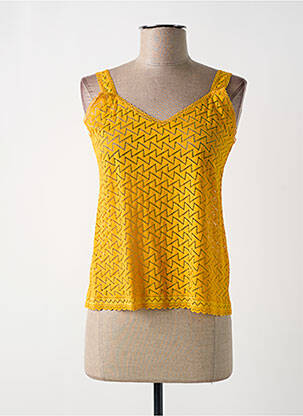 Top jaune PAUL BRIAL femme