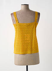 Top jaune PAUL BRIAL pour femme seconde vue