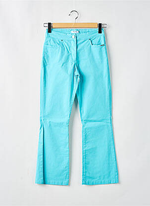 Jeans coupe droite turquoise PAUL BRIAL femme
