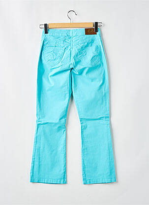 Jeans coupe droite turquoise PAUL BRIAL femme