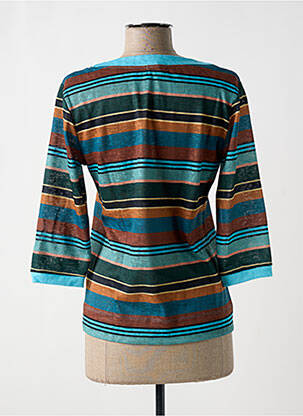 T-shirt bleu PAUL BRIAL femme