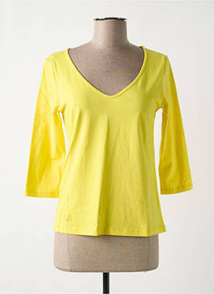 T-shirt jaune PAUL BRIAL femme