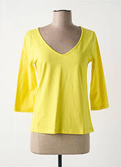 T-shirt jaune PAUL BRIAL pour femme seconde vue