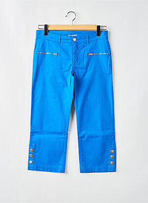 Pantacourt bleu PAUL BRIAL femme