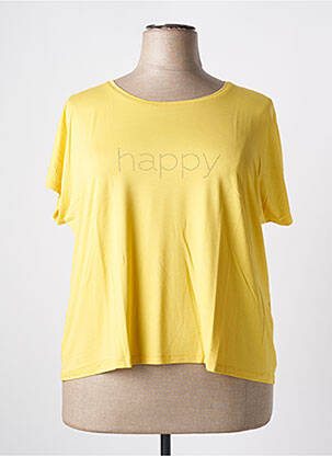T-shirt jaune MALOKA femme