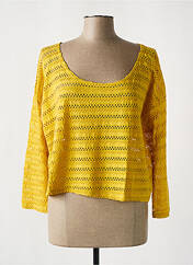 T-shirt jaune G!OZE pour femme seconde vue