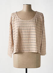 T-shirt beige G!OZE pour femme seconde vue