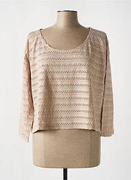 T-shirt beige G!OZE femme