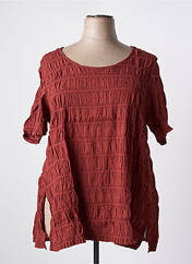 T-shirt rouge G!OZE pour femme seconde vue