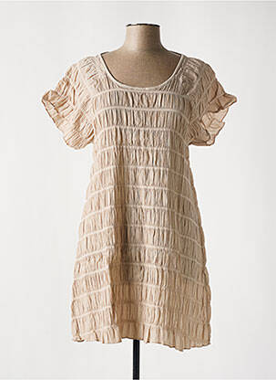 Robe courte beige G!OZE femme