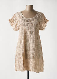 Robe courte beige G!OZE femme