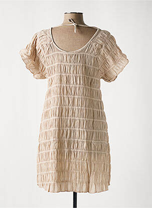 Robe courte beige G!OZE femme