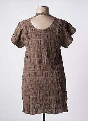 Robe courte taupe G!OZE femme