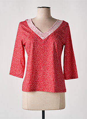 T-shirt rouge PAUL BRIAL femme