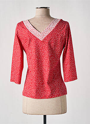 T-shirt rouge PAUL BRIAL femme
