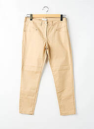 Pantalon slim beige PAUL BRIAL femme