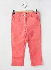 Pantacourt orange PAUL BRIAL pour femme seconde vue