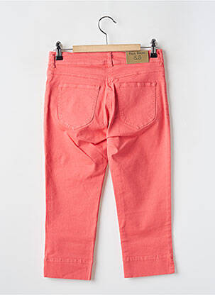 Pantacourt orange PAUL BRIAL femme