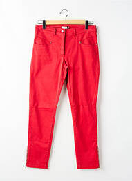 Pantalon droit rouge PAUL BRIAL femme