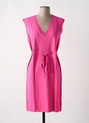 Robe mi-longue rose PAUL BRIAL pour femme seconde vue