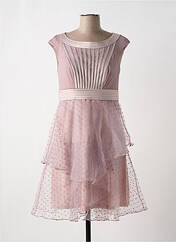Robe courte rose PAUL BRIAL pour femme seconde vue