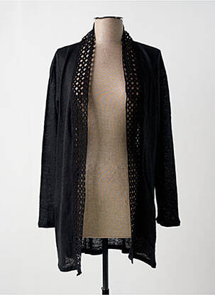 Gilet manches longues noir PAUL BRIAL femme