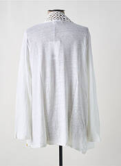 Gilet manches longues blanc PAUL BRIAL pour femme seconde vue