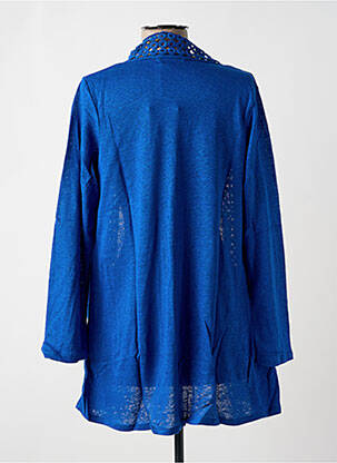 Gilet manches longues bleu PAUL BRIAL femme