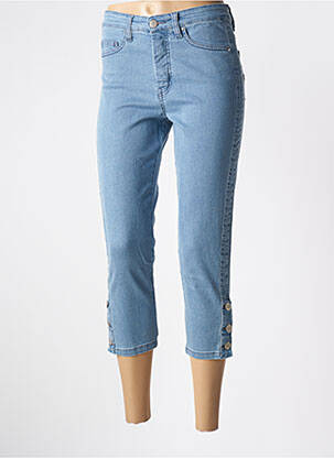Pantacourt bleu PAUL BRIAL femme
