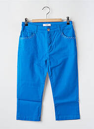 Pantacourt bleu PAUL BRIAL femme