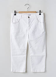 Pantacourt blanc PAUL BRIAL femme