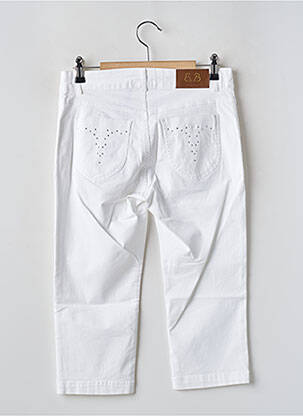 Pantacourt blanc PAUL BRIAL femme