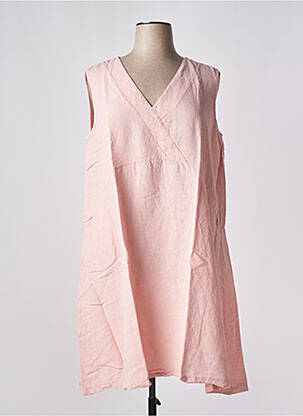 Robe mi-longue rose G!OZE pour femme