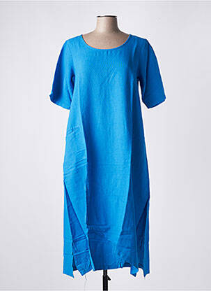 Robe mi-longue bleu G!OZE femme