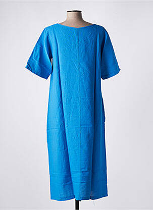 Robe mi-longue bleu G!OZE femme
