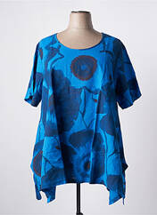 Tunique manches courtes bleu G!OZE pour femme seconde vue