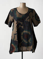 Blouse taupe G!OZE pour femme seconde vue